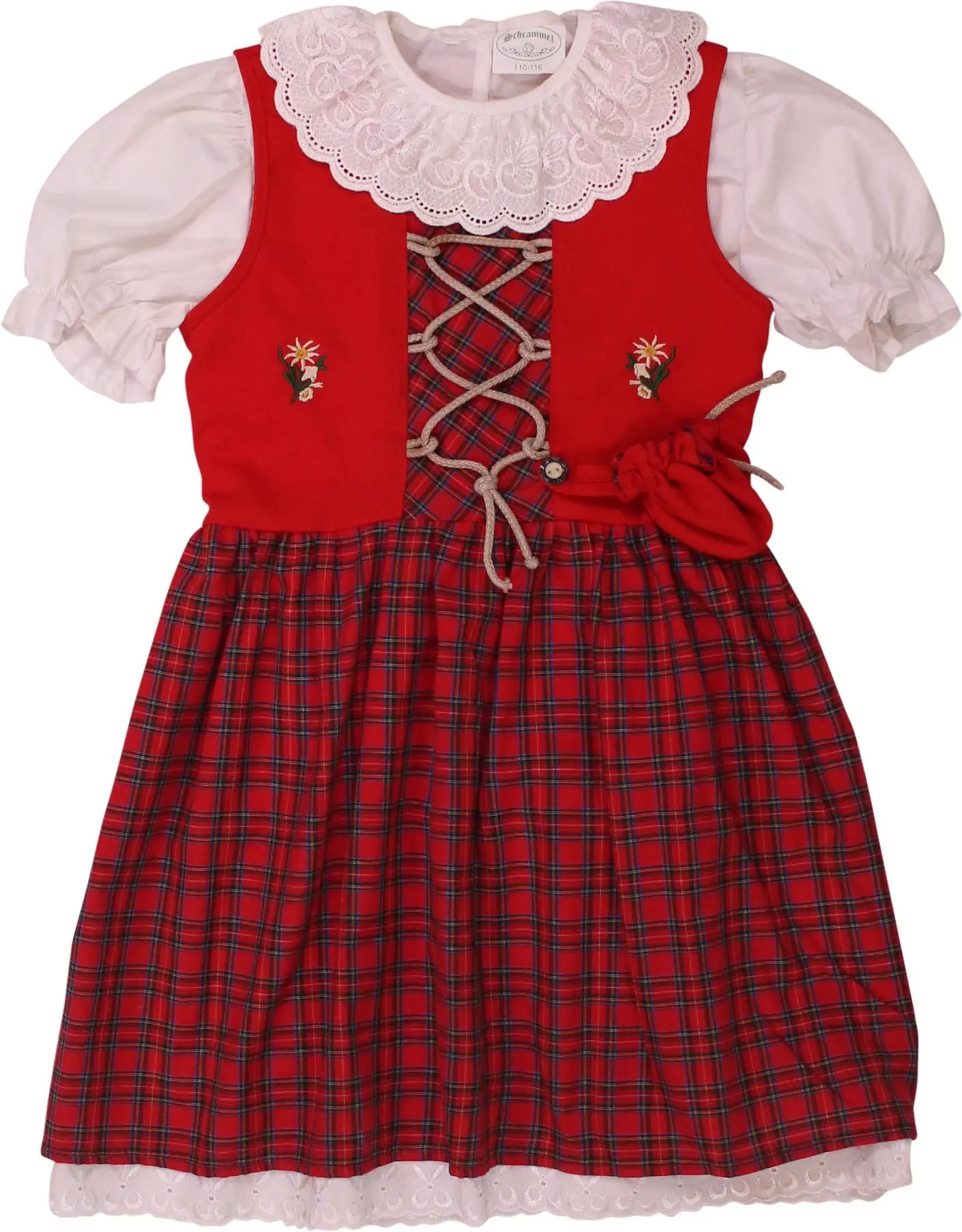 schrammel - Vintage Schrammel Dress- ThriftTale.com - Vintage and second handclothing